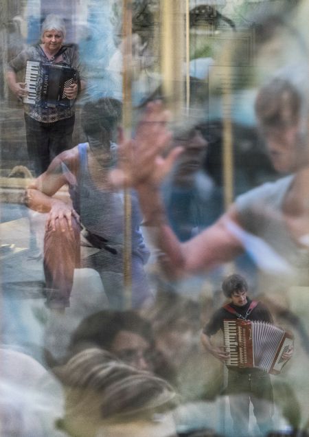 Pneuma performance Jonah Brody & Sylvia Hallett